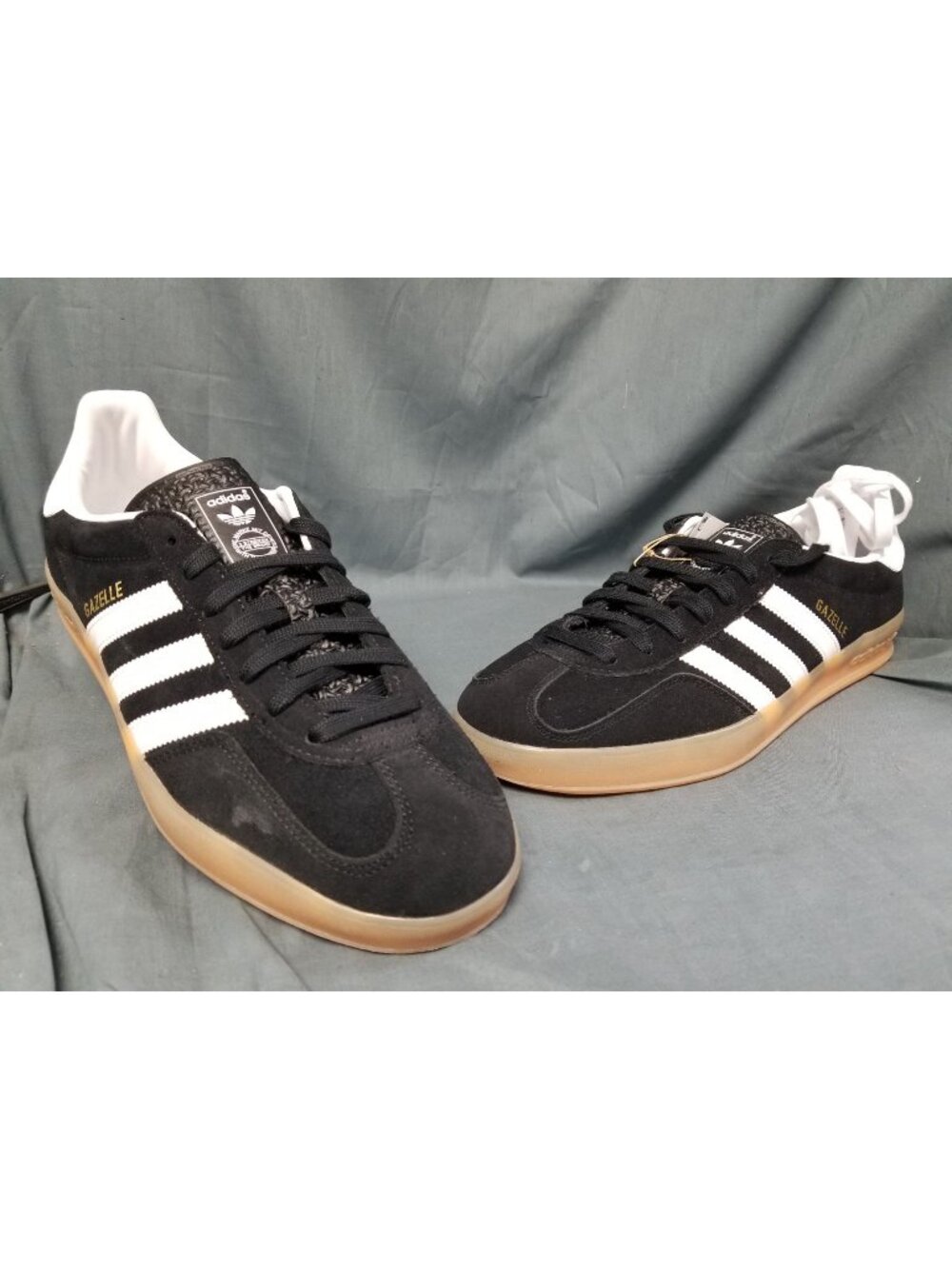 Adidas Gazelle Indoor Core Black JI2060 Men's Size 9.5 NEW NO BOX!